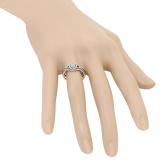0.25 Carat (ctw) 10K Rose Gold Round Diamond Ladies Twisted Split Shank Engagement Ring Set 1/4 CT