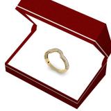 0.20 Carat (ctw) 18K Yellow Gold Round Diamond Ladies Anniversary Wedding Matching Band Stackable Ring 1/5 CT