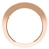 0.45 Carat (ctw) 10K Rose Gold Round & Princess Cut White Diamond & Blue Sapphire Ladies Anniversary Wedding Band Stackable Ring 1/2 CT