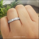 0.23 Carat (ctw) 14K White Gold Baguette Cut White Diamond Ladies Anniversary Wedding Band Stackable Ring 1/4 CT