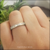 0.23 Carat (ctw) 18K Yellow Gold Baguette Cut White Diamond Ladies Anniversary Wedding Band Stackable Ring 1/4 CT