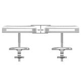 0.55 Carat (ctw) Sterling Silver Round White Diamond Kite Shape Mens Hip Hop Micro Pave Stud Earrings 1/2 CT