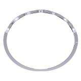 0.08 Carat (ctw) Sterling Silver Round Cut White Diamond Ladies Swirl Bangle Bracelet