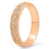10K Rose Gold Ladies Anniversary Wedding Stackable Fashion Band Ring