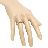 10K Rose Gold Ladies Anniversary Wedding Stackable Fashion Band Ring
