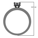 2.00 Carat (ctw) Black Rhodium Plated Sterling Silver Heart Cut White & Round Pink Sapphire Cubic Zirconia Ladies Bridal Engagement Ring With Matching Band Set 2 CT