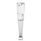 0.11 Carat (ctw) 10K White Gold Round Cut Diamond Mens Channel Set Fashion Wedding Band