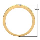 0.11 Carat (ctw) 10K Yellow Gold Round Cut Diamond Mens Channel Set Fashion Wedding Band