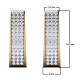 0.55 Carat (ctw) 18K Yellow Gold Plated Sterling Silver Round Cut Diamond Ladies Hoop Earrings 1/2 CT