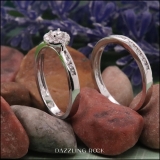 0.50 Carat (ctw) 10K White Gold Round White Diamond Ladies Halo Style Bridal Engagement Ring Matching Band Set 1/2 CT