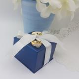 0.27 Carat (ctw) 14K Yellow Gold Round Cut Diamond Men & Women's Cluster Engagement Ring Trio Bridal Set 1/4 CT