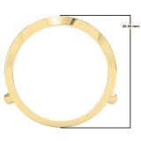 0.25 Carat (ctw) 14K Yellow Gold Round White Diamond Ladies Anniversary Wedding Band Enhancer Guard Double Ring 1/4 CT