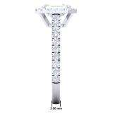 0.50 Carat (ctw) Platinum Round White Diamond Ladies Bridal Semi Mount Engagement Ring (No Center Stone) 1/2 CT