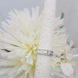 0.95 Carat (ctw) 14K White Gold Round & Baguette Diamond Men's  Anniversary Wedding Band Ring 1 CT