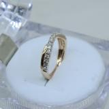 0.30 Carat (ctw) 18K Rose Gold Round Cut White Diamond Ladies Anniversary Wedding Guard Contour Band 1/3 CT
