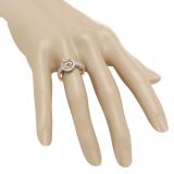 0.50 Carat (ctw) 10K Rose Gold Round Cut Diamond Ladies Bridal Semi-Mount Split Shank Engagement Ring 1/2 CT (No Center Stone)
