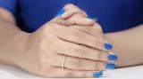0.25 Carat (ctw) 14K White Gold Round White Diamond Ladies Anniversary Stackable Fashion Wedding Band 1/4 CT
