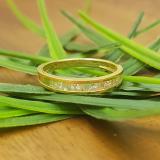 0.55 Carat (ctw) 10K Yellow Gold Baguette & Princess Cut White Diamond Men's Invisible Wedding Band 1/2 CT