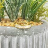 0.55 Carat (ctw) 10K Yellow Gold Baguette & Princess Cut White Diamond Men's Invisible Wedding Band 1/2 CT