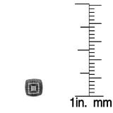 0.10 Carat (ctw) Black & White Plated Sterling Silver Round White Diamond Ladies Square Shape Fashion Stud Earrings 1/10 CT