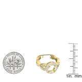 0.40 Carat (ctw) 18K Yellow Gold Round White Diamond Ladies Swirl Split Shank Semi Mount Bridal Engagement Ring (No Center Stone)
