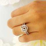 0.50 Carat (ctw) 10K White Gold Round White Diamond Ladies Split Shank Bridal Semi Mount Engagement Ring 1/2 CT (No Center Stone)