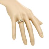 0.50 Carat (ctw) 14K Yellow Gold Pear & Round White Diamond Ladies Bridal Split Shank Semi Mount Engagement Ring 1/2 CT (No Center Stone)