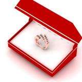 1.25 Carat (Ctw) 18K Rose Gold Round Champagne & White Diamond Ladies Bypass Fashion Right Hand Ring