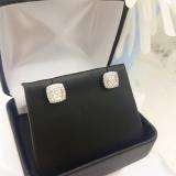 0.25 Carat (Ctw) 14K White Gold Round White Diamond Ladies Stud Earrings 1/4 CT