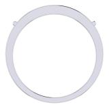 0.15 Carat (Ctw) 10K White Gold Round Cut Diamond Ladies Anniversary Wedding Band