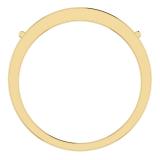 0.15 Carat (Ctw) 10K Yellow Gold Round Cut Diamond Ladies Anniversary Wedding Band
