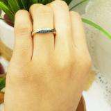 0.35 Carat (Ctw) 14K Yellow Gold Round Blue Sapphire & White Diamond Ladies Anniversary Wedding Band Swirl Stackable Ring