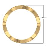 0.20 Carat (ctw) 10K Yellow Gold Round White Diamond Ladies Vintage Style Anniversary Wedding Eternity Band Stackable Ring 1/4 CT