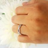0.20 Carat (ctw) 14K White Gold Round White Diamond Ladies Vintage Style Anniversary Wedding Eternity Band Stackable Ring 1/4 CT