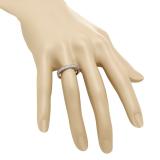 0.25 Carat (Ctw) 10k Rose Gold Round Diamond Ladies Milgrain Anniversary Wedding Stackable Band 1/4 CT