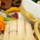 0.20 Carat (ctw) 10K White Gold Round White Diamond Ladies Infinity Crossover Swirl Wedding Anniversary Band Ring 1/5 CT