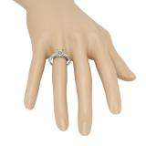 0.25 Carat (ctw) 18K White Gold Round White Diamond Ladies Split Shank Semi Mount Engagement Ring 1/4 CT (No Center Stone)