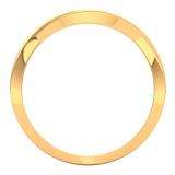 0.50 Carat (Ctw) 10K Yellow Gold Round Blue Sapphire & White Diamond Ladies Anniversary Wedding Band Swirl Stackable Ring