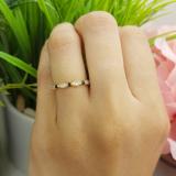 0.40 Carat (ctw) 10K Yellow Gold Round Blue Sapphire And White Diamond Ladies Vintage Style Anniversary Wedding Eternity Band Stackable Ring