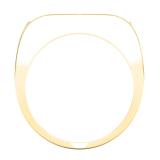 0.40 Carat (Ctw) 14K Yellow Gold Round White Diamond Men's Hip Hop Micro Pave Wedding Anniversary Band