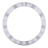 0.20 Carat (ctw) 10K White Gold Round White Diamond Ladies Vintage Style Milgrain Eternity Anniversary Wedding Band 1/5 CT