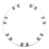 0.30 Carat (ctw) 10K White Gold Round White Diamond Ladies Vintage Style Anniversary Wedding Eternity Stackable Band 1/3 CT