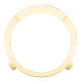 1.15 Carat (ctw) 10K Yellow Gold Princess Cut White Diamond Ladies Anniversary Wedding Band Enhancer Guard Double Ring 1 1/4 CT