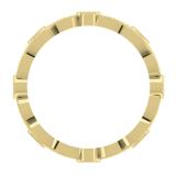 0.30 Carat (ctw) 10K Yellow Gold Round White Diamond Ladies Vintage Style Anniversary Wedding Eternity Band Stackable Ring 1/3 CT