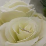 0.18 Carat (ctw) 10K Yellow Gold Round Cut White Diamond Ladies Stackable Anniversary Wedding Band