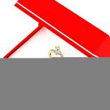 0.50 Carat (ctw) 10K Yellow Gold Round White Diamond Ladies Two Stone Bypass Style Bridal Engagement Ring 1/2 CT