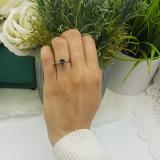 0.25 Carat (Ctw) 10K White Gold Round Black Diamond Ladies Bridal Engagement Solitaire Ring 1/4 CT
