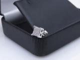Round White Diamond V Prong Square Hip Hop Iced Unisex 1Pc Stud Earring (0.03 ctw, Color I-J, Clarity I2-I3) in 925 Sterling Silver in Screw Back