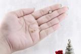 0.06 Carat (ctw) Yellow Plated Sterling Silver White Diamond V Prong Square Unisex Hip Hop Iced Screw Back Stud Earrings