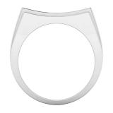 0.65 Carat (ctw) 10K White Gold Round White Diamond Men's Hip Hop Micro Pave Anniversary Wedding Band